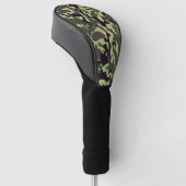 Hunters Green Camo Pattern Golfheadcover (Schuin)