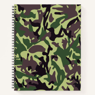 Hunters Green Camo Pattern Notitieboek