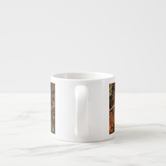 Hunters Herfst Camouflage Keep Calm Jouw tekst Espresso Kop (Achterkant)