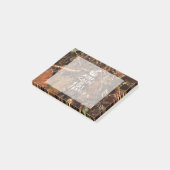 Hunters Herfst Camouflage Keep Calm Jouw tekst Post-it® Notes (Schuin)