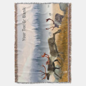 Hunters in the Mist (Cariou) Deken (Voorkant Verticaal)