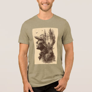 Hunters Spirit Print T-shirt