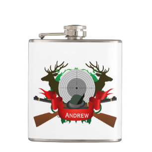 Hunters Vinyl Wrapped Flask Heupfles