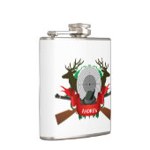 Hunters Vinyl Wrapped Flask Heupfles (Rechts)