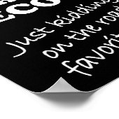 Hunting Addict Recovery Funny Poster blk (Hoek)