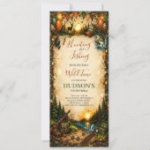 Hunting and Fishing Camo Boy birthday Invitation (Devant)