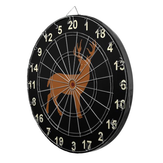 Hunting Buck Standing Dart Board 4 Dartbord (Voorkant Rechts)