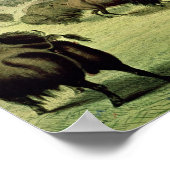 Hunting Buffalo Camouflaged Poster (Hoek)