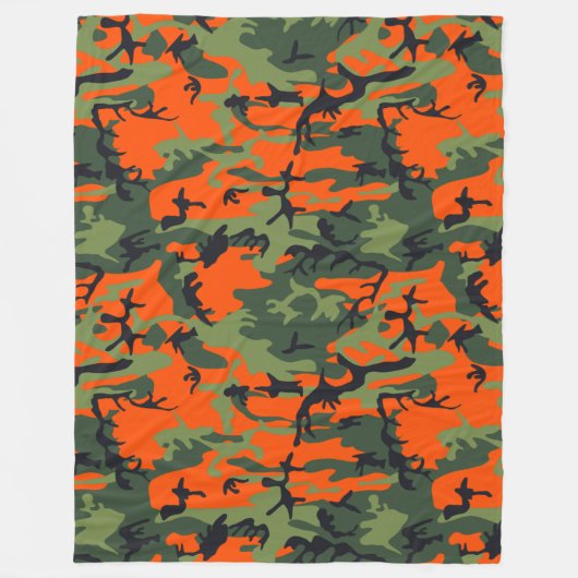 Hunting Camo Fleece Deken (Voorkant)