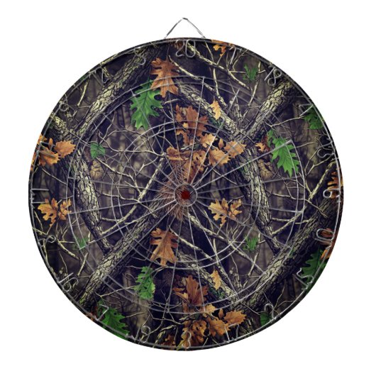 Hunting Camouflage Pattern Dartbord (Voorkant)