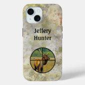Hunting Crosshairs on Elk personalize Case-Mate iPhone Case (Achterkant)