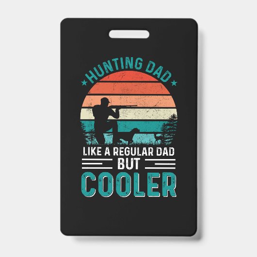 Hunting Dad Badge (Voorzijde)