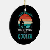 Hunting Dad Keramisch Ornament (Rechts)