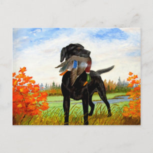 Hunting Dog Painting Briefkaart