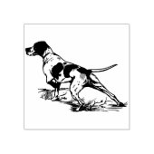 Hunting dog 	rubberstempel (Afrduk)