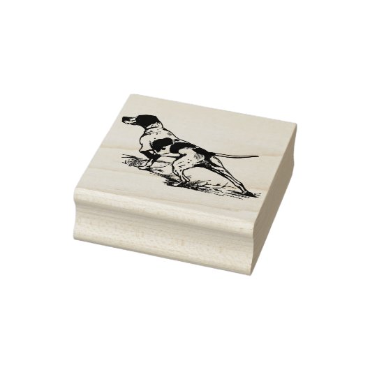 Hunting dog 	rubberstempel (Stempel)