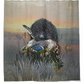 Hunting dog Shower Curtain Douchegordijn (Voorkant)