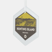 Hunting Island State Park Glas Ornament (Voorkant links)