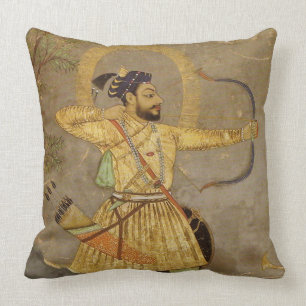 Hunting Maharaja Gold/Taupe Mughal Sierkussen