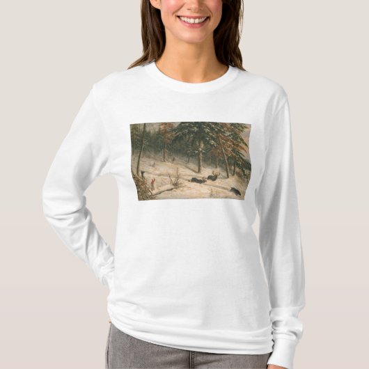 Hunting Moose T-shirt (Voorkant)