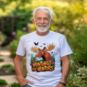 Hunting Moose verdedigt zich tegen jagers T-shirt