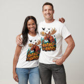 Hunting Moose verdedigt zich tegen jagers T-shirt (Unisex)