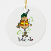 Hunting Nut T-shirts en cadeautjes Keramisch Ornament (Voorkant)