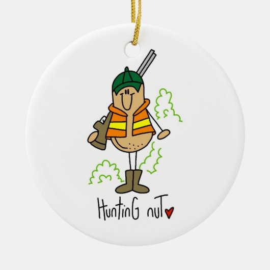 Hunting Nut T-shirts en cadeautjes Keramisch Ornament (Voorkant)
