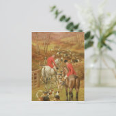Hunting Scene, 1906 Briefkaart (Staand voorkant)