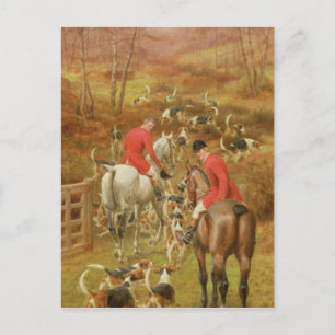 Hunting Scene, 1906 Briefkaart