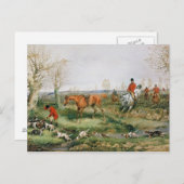 Hunting Scene Briefkaart (Voorkant / Achterkant)