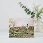 Hunting Scene Briefkaart (Staand voorkant)