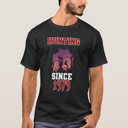 Hunting since 1979 t-shirt (Voorkant)
