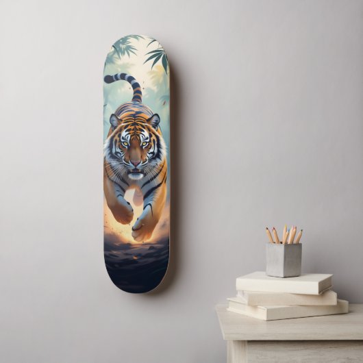 Hunting Tiger Skateboard (Art mural)