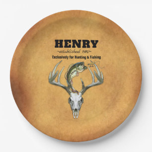 Hunting Vist Birthday Party Papieren Bordje