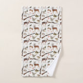 Hunting Wildlife Outdoorsman Theme (Serviette à main)