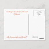 Huntington Beach at Sunset Carte postale (Dos)