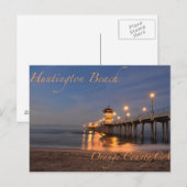 Huntington Beach California Briefkaart (Voorkant / Achterkant)