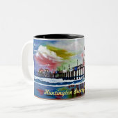 Huntington Beach California Mug (Devant gauche)