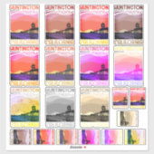 Huntington Beach California Sticker (Vel)