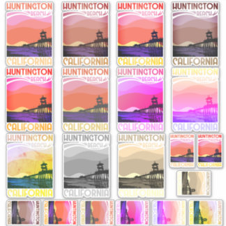 Huntington Beach California Sticker