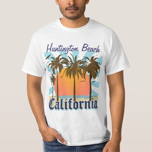 Huntington Beach California T-shirt (Voorkant)