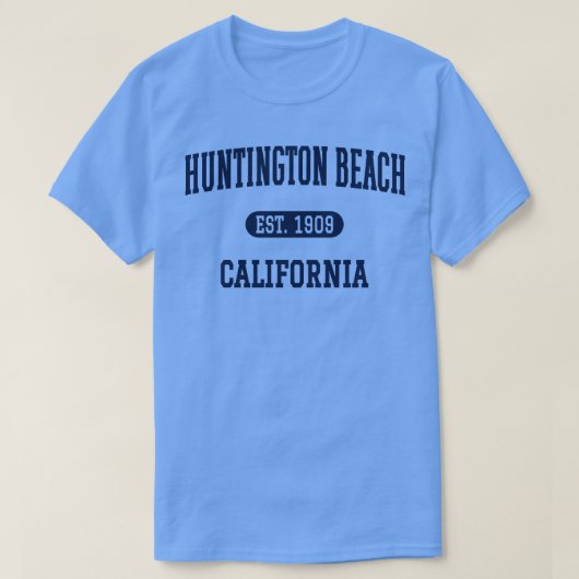 Huntington Beach California T-shirt (Design voorkant)