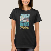 Huntington Beach California Vacation Seagull Surfi T-shirt (Voorkant)