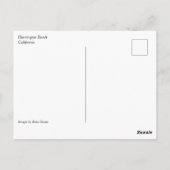 Huntington Beach, Californië Briefkaart (Achterkant)