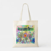 Huntington Beach Deep Dream Canvas tas (Achterkant)