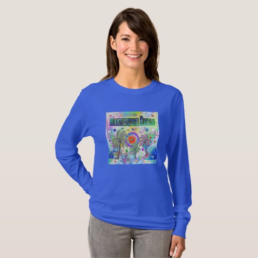 Huntington Beach Deep Dream T-Shirt (Voorkant volledig)