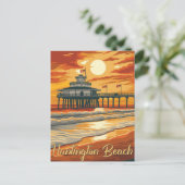 Huntington Beach - Een ontploffing uit het verlede Briefkaart (Staand voorkant)