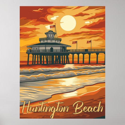 Huntington Beach - Een ontploffing uit het verlede Poster (Voorkant)