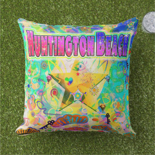 Huntington Beach Epoch Hour Buitenkussen